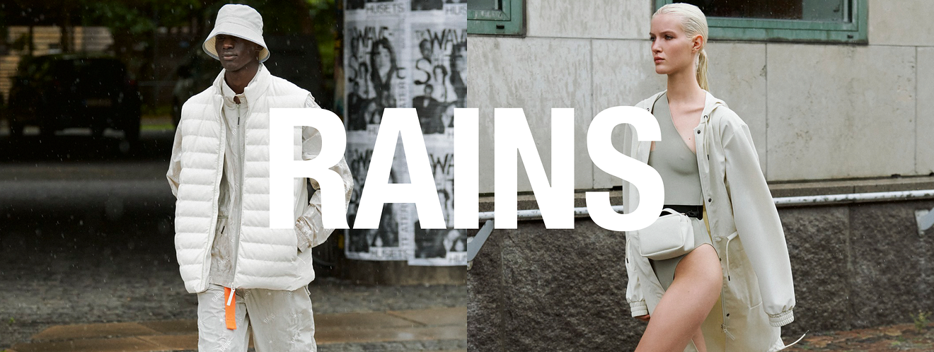 Handla regnkläder från Rains på Zoovillage