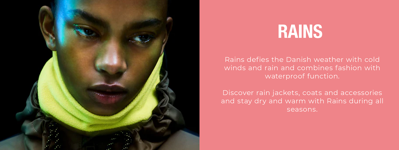 Handla regnkläder från Rains på Zoovillage