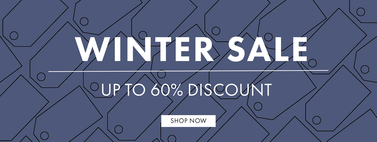 Shop on our Winter Sale up to 60% off