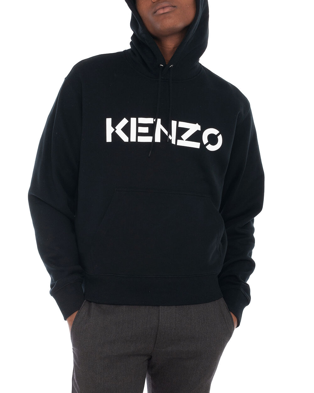 Kenzo Logo Classic Hoodie Black