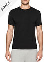 Calvin Klein Underwear 2-Pack Modern Cotton Crew Neck T-shirt Black