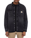 Carhartt WIP Salinac Shirt Jacket Mid Worn Washed Black