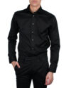 Eton Signature Twill Shirt Black Slim fit