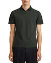 Filippa K M. Lycra Polo T-Shirt Dark Spruc