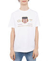 Gant Junior Archive Shield SS T-shirt White