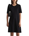 Gant D1. A-line Jersey Dress Black