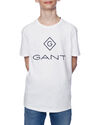 Gant Junior Gant Lock-Up Ss T-Shirt White