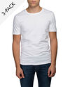 BOSS 3-Pack Crew Neck T-shirt White
