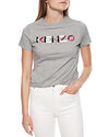 Kenzo Classic Fit T-Shirt Kenzo Logo Pearl Grey