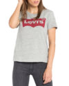 Levis The Perfect Graphic Tee Better Batwing Smokestack Heather