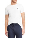 Polo Ralph Lauren Custom Slim Fit Jersey Crewneck T-Shirt White