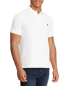 Polo Ralph Lauren Custom Slim Fit Mesh Polo Shirt White
