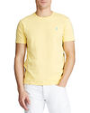 Polo Ralph Lauren Custom Slim Fit Jersey Crewneck T-Shirt Yellow