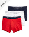 Polo Ralph Lauren 3-Pack Stretch Cotton Trunk Rd/Wht/Nvy
