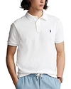 Polo Ralph Lauren Custom Slim Fit Spa Terry Polo Shirt White