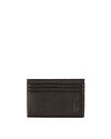 Polo Ralph Lauren Pebble Leather Card Case Brown