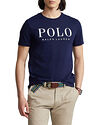Polo Ralph Lauren Custom Slim Fit Logo Jersey T-Shirt Cruise Navy