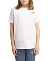 The North Face Junior S/S Simple Dome Tee White