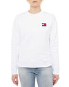 Tommy Jeans Tjw Relaxed Tommy Badge Crew White