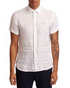 Tommy Hilfiger Pigment Dyed Li Sf Shirt S/S White