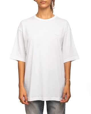 Acne Studios Exford Face T-Shirt Optic White