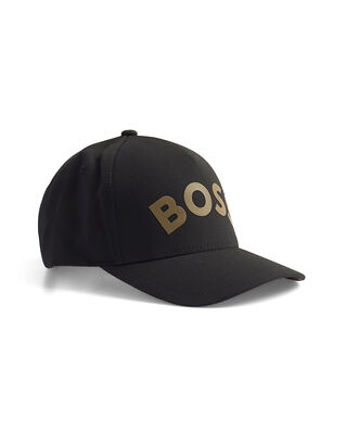 BOSS Cap Gold Bold Curved Black