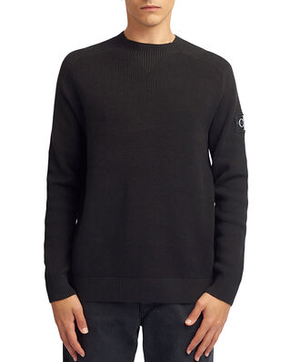 Calvin Klein Jeans Monologo Badge Sweater Ck Black