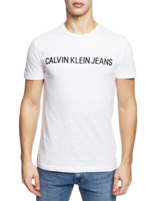 Calvin Klein Jeans Core Institutional Logo Slim Tee Bright White