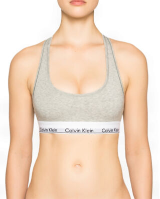 Calvin Klein Underwear Modern Cotton Bralette Grey Heather