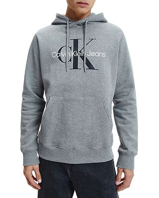 Calvin Klein Jeans Core Monogram Hoodie Mid Grey Heather