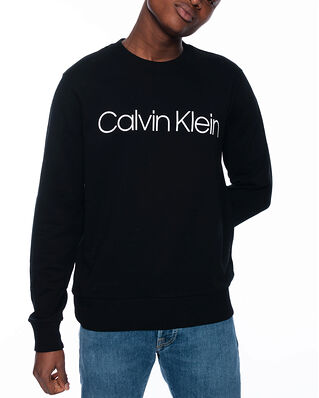 Calvin Klein  Cotton Logo Sweatshirt Calvin Black
