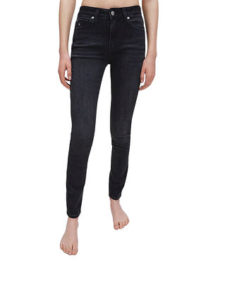 Calvin Klein Jeans Mid Rise Skinny Washed Black