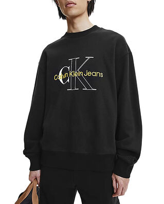 Calvin Klein Jeans Two Tone Monogram Crew Neck