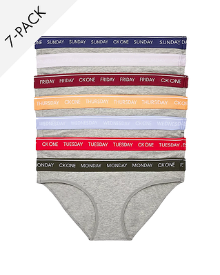 Calvin Klein Underwear 7-Pack Bikini Grey Heather_Colour WB
