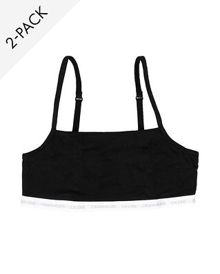 Calvin Klein Underwear Unlined Bralett 2-pack Black