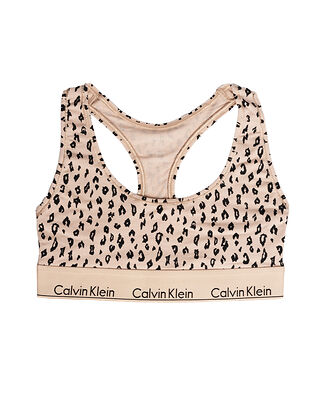 Calvin Klein Underwear Unlined Bralett Savannah Chettah / Honey Almond