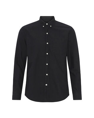Colorful Standard Organic Button Down Shirt Deep Black