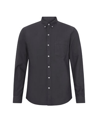 Colorful Standard Organic Button Down Shirt Lava Grey