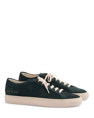 Common Projects Achilles Low Suede Green