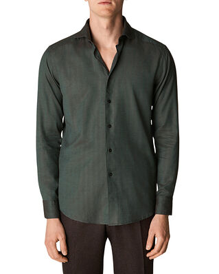 Eton Herringbone Flannel Shirt