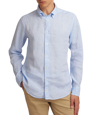 Eton Linen Shirt Light Blue