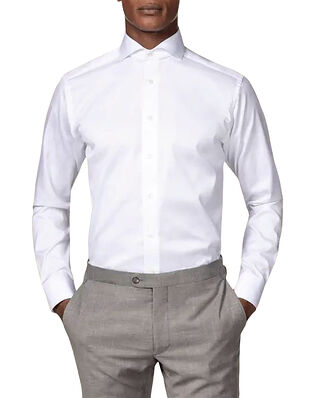 Eton Signature Twill Shirt Slim Fit Cut Away White