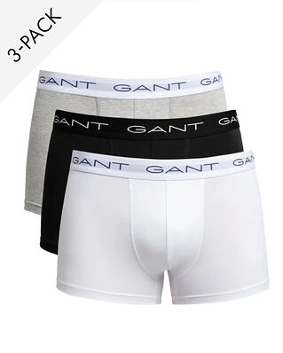 Gant 3-Pack Trunk Cotton Stretch Grey Melange