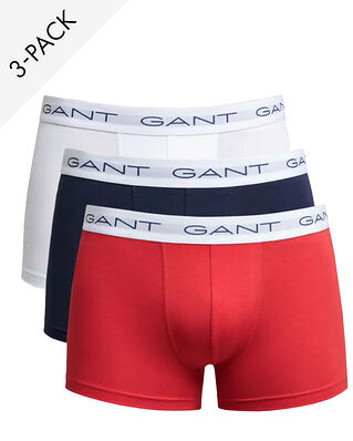 Gant 3-Pack Trunk Cotton Stretch Multicolor