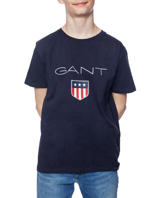 Gant Junior Gant Shield Logo Ss T-Shirt Evening Blue