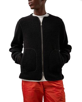 J.Lindeberg Duke Wool Fleece Jacket Black