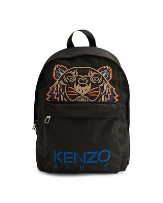 Kenzo Canvas Kampus Tiger Backpack Black