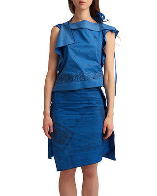 Kenzo Printed Sleeveless Dress Royal Blue