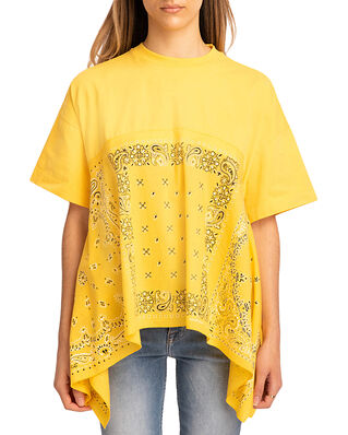 Kenzo Printed Tee Shirt Mixed Jersey Golden Yellow