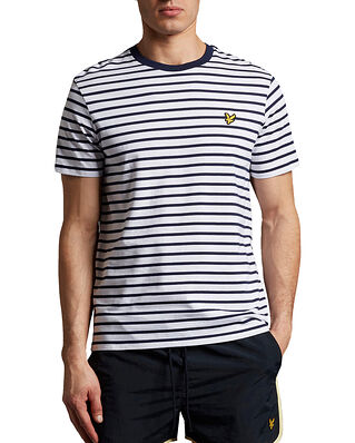 Lyle & Scott Breton Stripe T-shirt  Navy/White